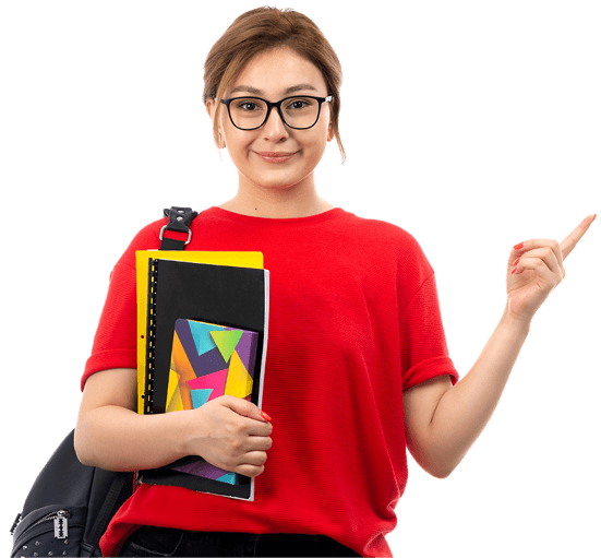 Student pointing towards the Who Can Join details