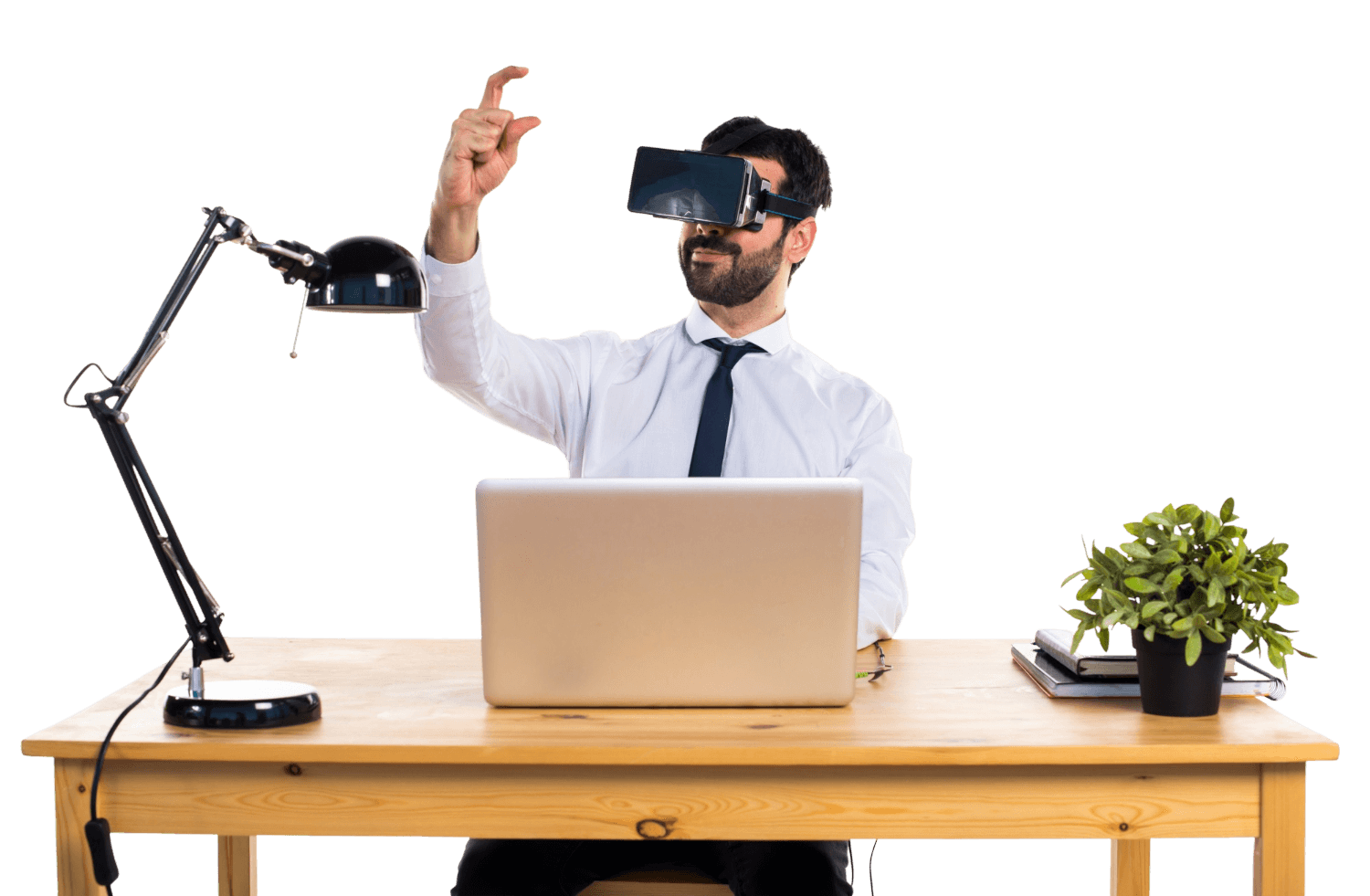 Person exploring AI-powered skills