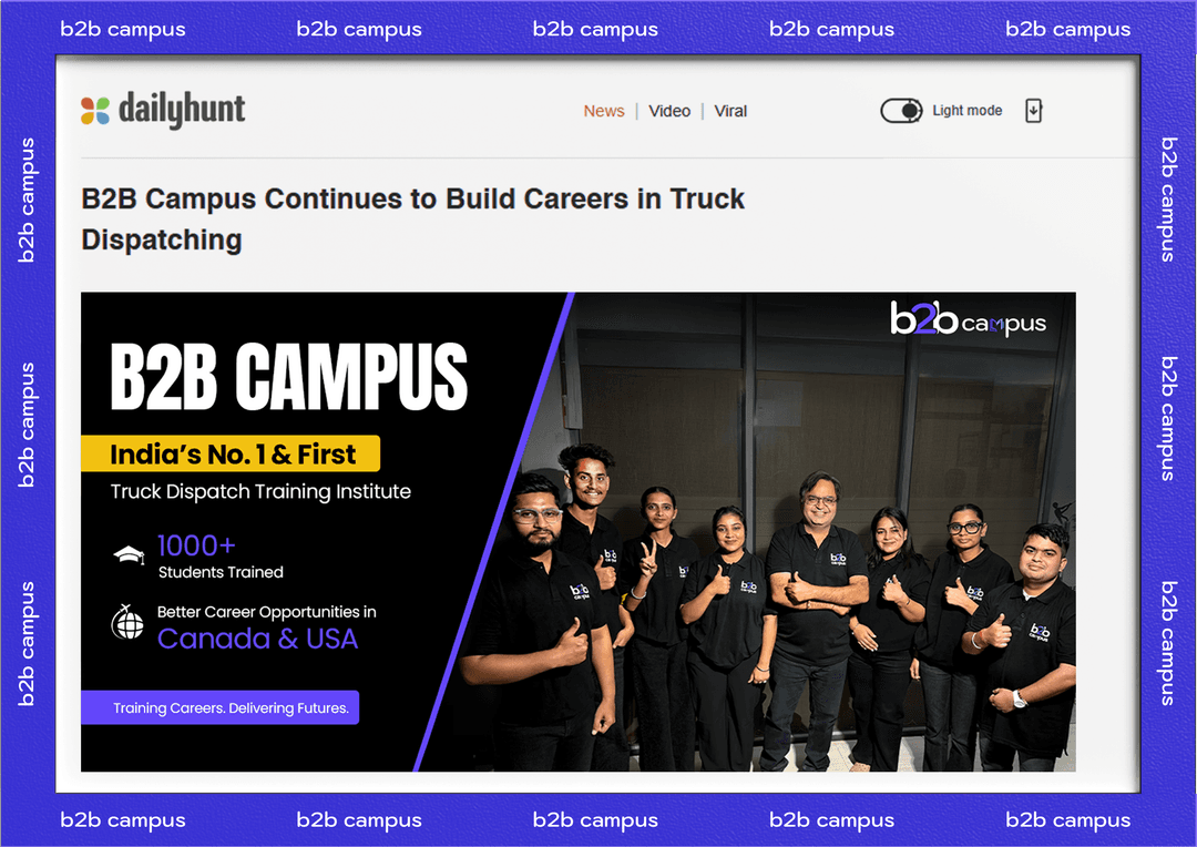 B2B Campus Continues to Build Careers in Truck Dispatching